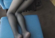 兔玩映画系列 Vol.051 蓝椅子上的黑丝少女[47P19M]-美图岛