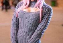 性感巨乳索尼子cosplay写真图片-美图岛