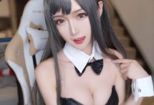 樱岛麻衣美女cos黑丝长腿性感写真-美图岛