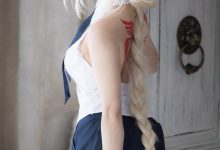 清纯美少女黑丝诱惑cosplay图片-美图岛