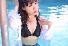 泳衣美女性感夏日湿身诱惑写真-美图岛