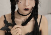 cos美女万圣节特效妆诱惑性感艺术写真-美图岛