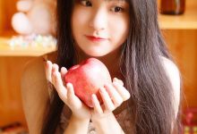 气质美女碎花裙清新写真图片-美图岛