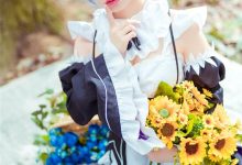 可爱萝莉cosplay雷姆制服诱惑写真图片-美图岛