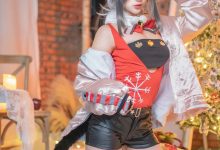 周叽是可爱兔兔 NO.035 – 圣诞黑 [18P-160M]-美图岛