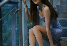 [IESS异思趣向] 2021.09.13 丝享家917：婉苹《楼梯间的蓝衣美女》[69P／114MB]-美图岛