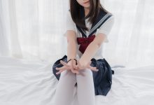 蜜汁猫裘 NO.005 猫耳JK [40P-110MB]-美图岛