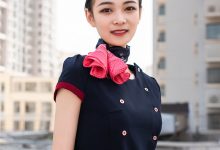 SIW斯文传媒 015 春夏东航短袖工装带丝巾腰带 - 嘉慧 [61P-154M]-美图岛