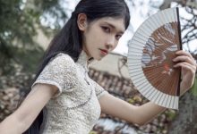 南桃Momoko NO.30 白旗袍 [11P-26MB]-美图岛