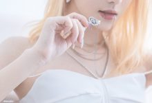 南桃Momoko NO.74 白色制服 [9P-25MB]-美图岛