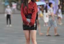 都市丽人红衣黑色皮裙小姐姐【462P+4V-7.38G】-美图岛