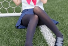 喵写真 VOL.009 球场上的黑丝校服 [75P-854MB]-美图岛