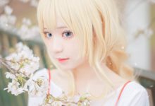 花柒hana NO.020 — 宫园熏粉裙 [9P-87M]-美图岛