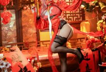 七七娜娜子 - 布莱默顿新春旗袍 [108P+1V-770MB]-美图岛