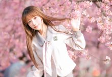 紫氯氯 - NO.03 樱花下的JK少女 [18P-72MB]-美图岛