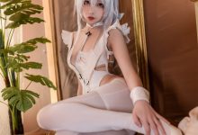 杏仁曲奇 - 碧蓝航线 恶毒白兔 [40P-229MB]-美图岛