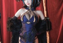 面饼仙儿 柴郡旗袍 [21P+1V-790MB]-美图岛