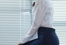 [IESS异思趣向] 2023.07.07 丝享家 1474 婉萍《蓝裙OL》[86P-90M]-美图岛