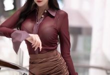 王馨瑶《暗红网纱透视i御姐装》原版写真 [110P-471MB]-美图岛