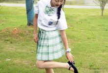 初夏女神 NO.101 双双 雪松JK套[140P+1V／5.53GB]-美图岛