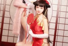 源纱希喵喵喵 - NO.004 &Meiyi_烛墨 犬獒旗袍[12P]-美图岛