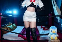 ZinieQ – NO.018 Dawn Pokemon in Team Rocket costume[42P-20V-516.9M]-美图岛
