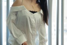 [IESS异思趣向] 2024.08.26 丝享家 1829 婉萍《一字肩衬衣》[90P-72.6M]-美图岛