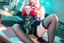 屿鱼 -碧蓝航线 埃吉尔旗袍 [50P-989M]-美图岛