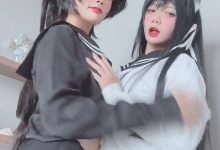 PoppaChan –  ✘Kawaiimeochan 双人Cosplay短视频[1P-25V-183.4M]-美图岛