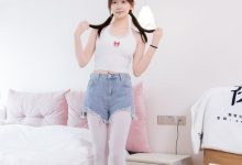 BoBoSocks袜啵啵 No.582 香菜-高跟鞋、厚白丝、裸足 [152P1V-5.82GB]-美图岛