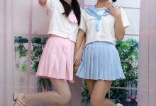 初夏女神 No.292 安妮、幺幺 粉蓝双花 [100P-4.24GB]-美图岛