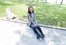 物恋传媒 No.2511 岚岚-制服、皮鞋、黑灰拼接过膝袜、厚肉丝 [200P1V-6.35GB]-美图岛