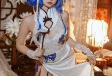 二佐Nisa – 碧蓝航线 圣路易斯旗袍 [29P-254.7M]-美图岛