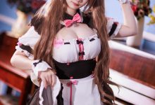 阿雪雪 –  巧克力女仆&蕾姆婚纱[27P-192.4M]-美图岛