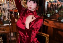 麻薯好吃 No.028 - 酒红礼赞 [47P-533MB]-美图岛